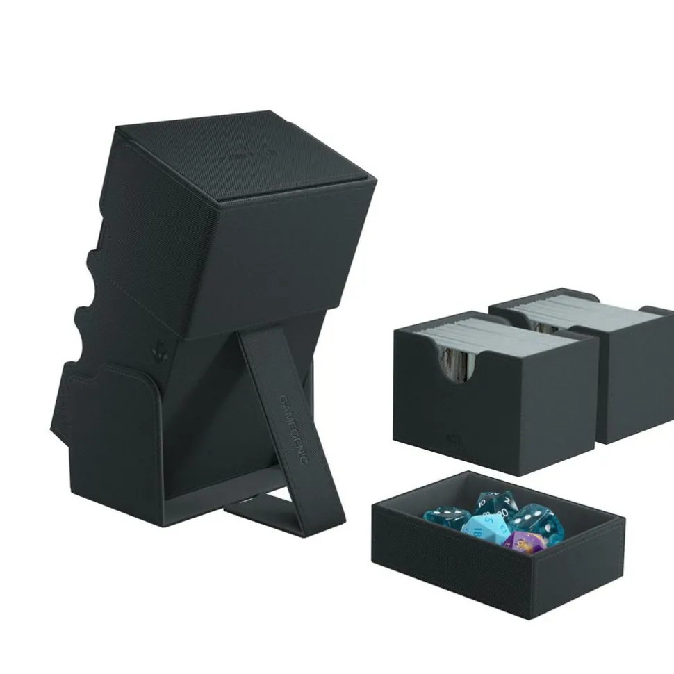 Gamegenic Deckboxen>Deckbox: Stronghold 200+ Convertible Black