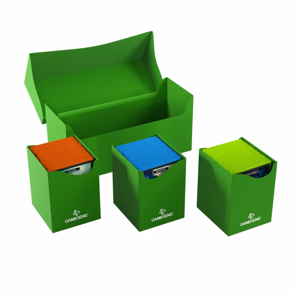 Gamegenic Deckboxen>Deckbox: Triple Deck Holder 300+ Xl Green
