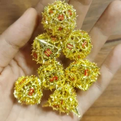 Hymngo Dobbelstenen>Demon Cage Hollow Dice Set Gold (7)