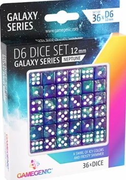 Gamegenic Dobbelstenen>Dice Set Galaxy Series - Neptune (36 D6)