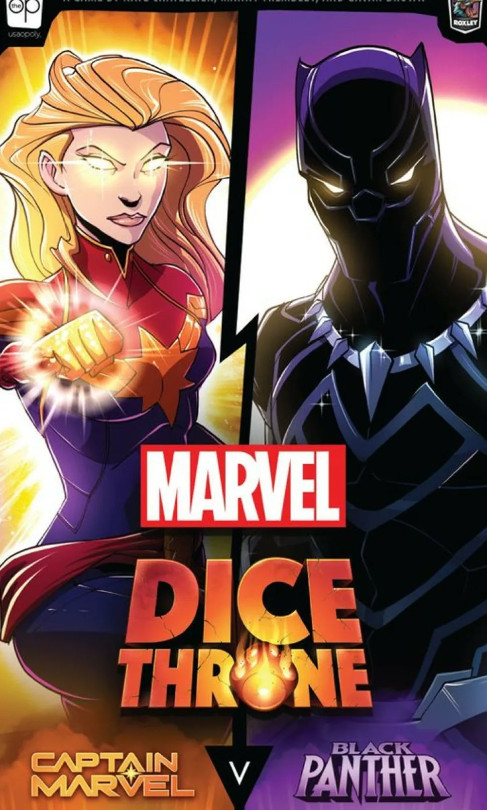 Usaopoly Strategische Spellen>Dice Throne Captain Marvel & Plack Panther