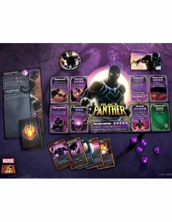 Usaopoly Strategische Spellen>Dice Throne Captain Marvel & Plack Panther