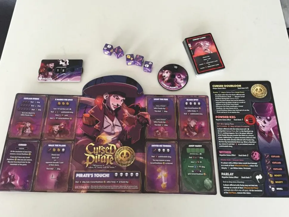 Roxley Games Kaartspellen>Dice Throne Season Two Cursed Pirate Vs Artificer