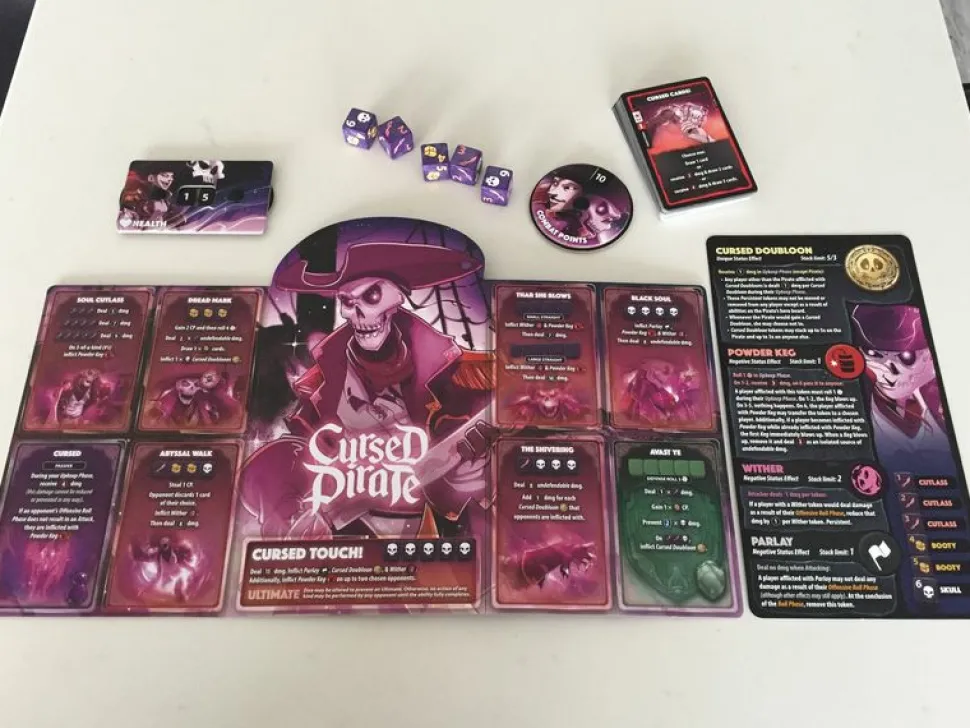 Roxley Games Kaartspellen>Dice Throne Season Two Cursed Pirate Vs Artificer
