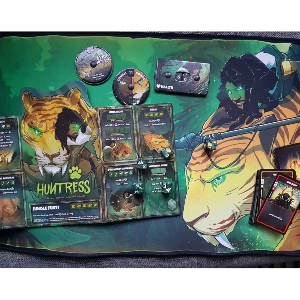 Roxley Games Kaartspellen>Dice Throne Season Two: Tactician V. Huntress