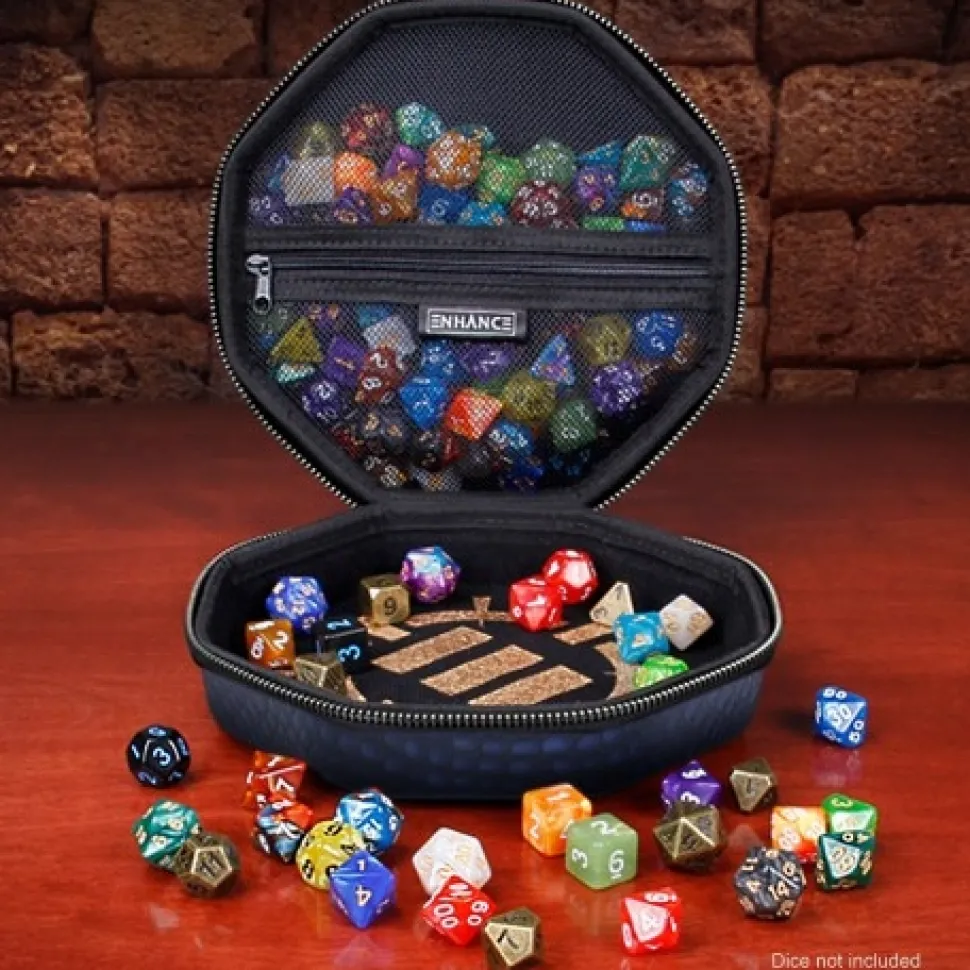 Enhance Gaming Opberg>Dice Tray & Case Collector'S Edition (Blue)