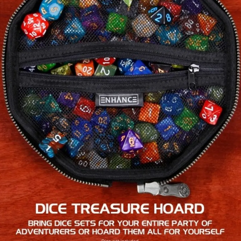 Enhance Gaming Opberg>Dice Tray & Case Collector'S Edition (Green)