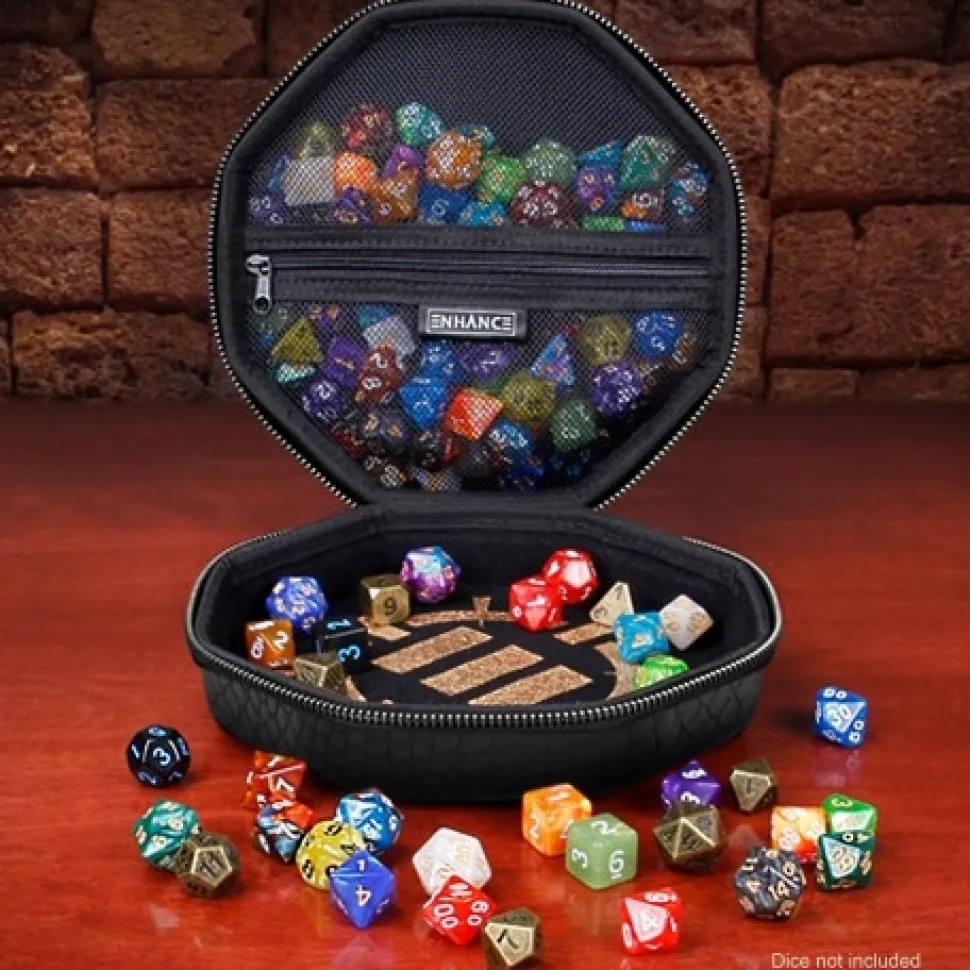 Enhance Gaming Opberg>Dice Tray & Case Collector'S Edition (Black)
