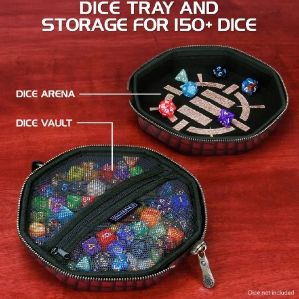 Enhance Gaming Opberg>Dice Tray & Case Collector'S Edition (Red)