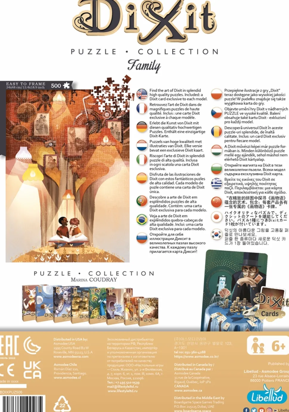 Libellud 500 Stukjes>Dixit Puzzel Family 500Pc