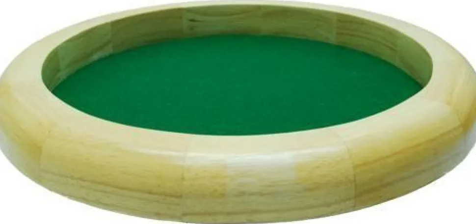 Hot Games Dobbelspellen>Dobbelpiste Blank Hout Rond 35Cm