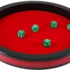 Hot Games Dobbelstenen>Dobbelpiste 30Cm - Rood Vilt