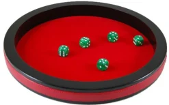 Hot Games Dobbelstenen>Dobbelpiste 30Cm - Rood Vilt