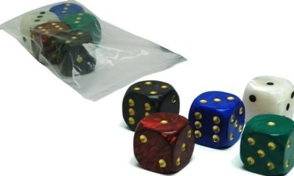 Hot Games Dobbelstenen>Dobbelsteen 36 Mm In 5 Kleuren