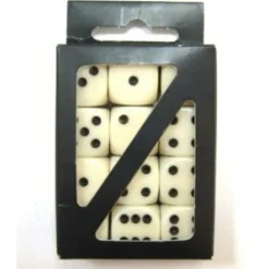 Hot Games Dobbelstenen>Dobbelstenen 12 Stuks 16Mm
