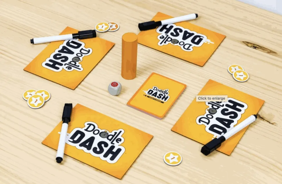 Geronimo Partyspellen>Doodle Dash - Partyspel