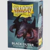 Arcane Tinmen Sleeves (Standard Size)>Dragon Shield - Outer Sleeves - Matte Black (100)