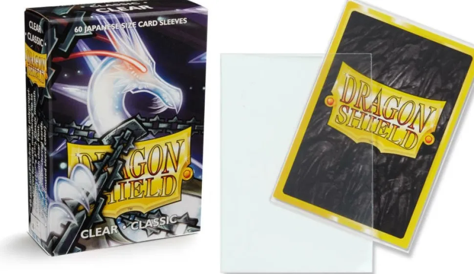 Dragon Shield Sleeves (Small Cards)> - Small: Clear (60)