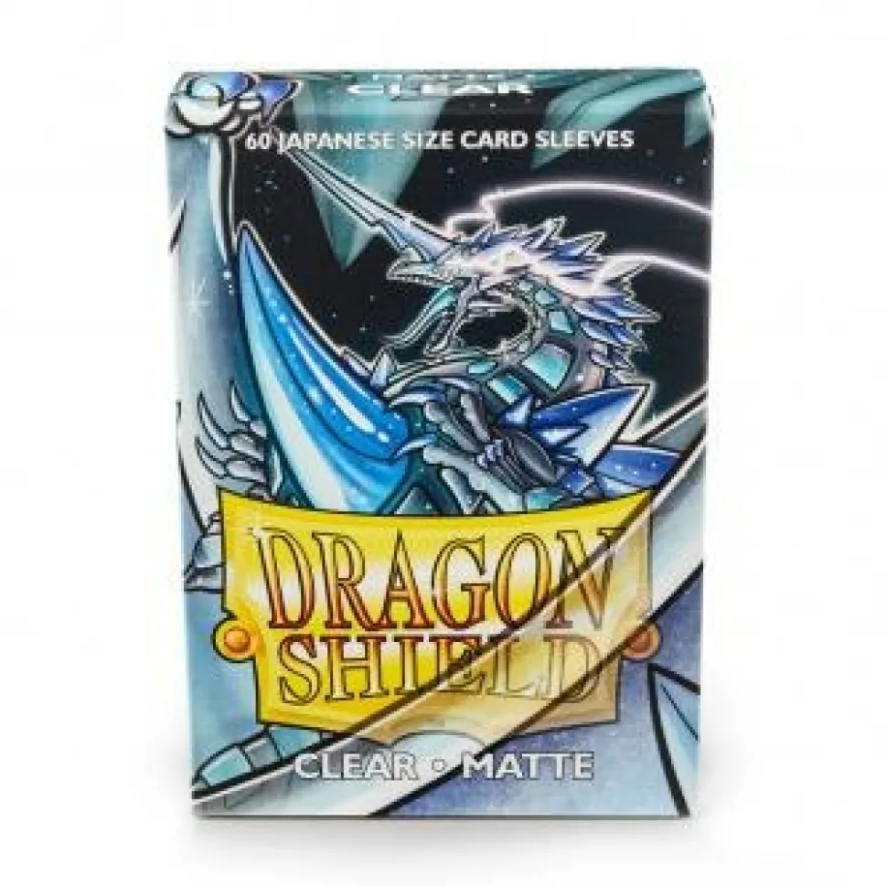 Arcane Tinmen Sleeves (Small Cards)>Dragon Shield - Small: Clear Matte (60)