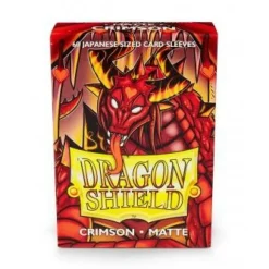 Arcane Tinmen Sleeves (Small Cards)>Dragon Shield - Small: Crimson Matte (60)