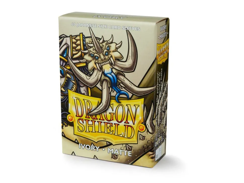 Arcane Tinmen Sleeves (Small Cards)>Dragon Shield - Small: Ivory Matte (60)