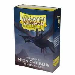 Arcane Tinmen Sleeves (Small Cards)>Dragon Shield - Small Midnight Blue Matte (60)