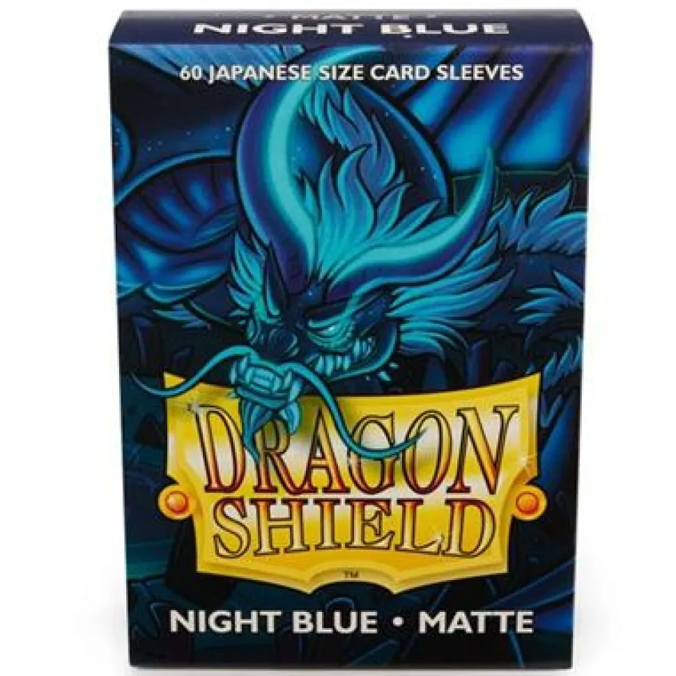 Dragon Shield Sleeves (Small Cards)> - Small: Night Blue Matte (60)