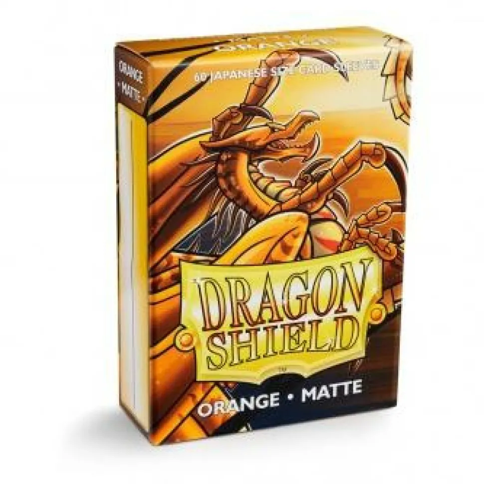 Arcane Tinmen Sleeves (Small Cards)>Dragon Shield - Small: Orange Matte (60)