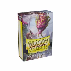 Arcane Tinmen Sleeves (Small Cards)>Dragon Shield - Small: Pink Diamond Matte (60)