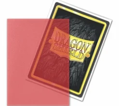 Dragon Shield Sleeves (Standard Size)> - Standard: Clear Red (100)