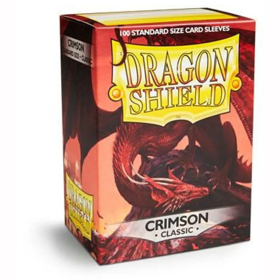 Ultra Pro Sleeves (Standard Size)>Dragon Shield - Standard: Crimson (100)
