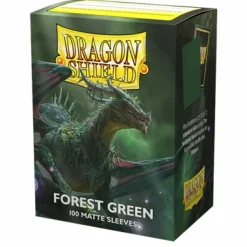 Arcane Tinmen Sleeves (Standard Size)>Dragon Shield - Standard Forest Green - Matte (100)