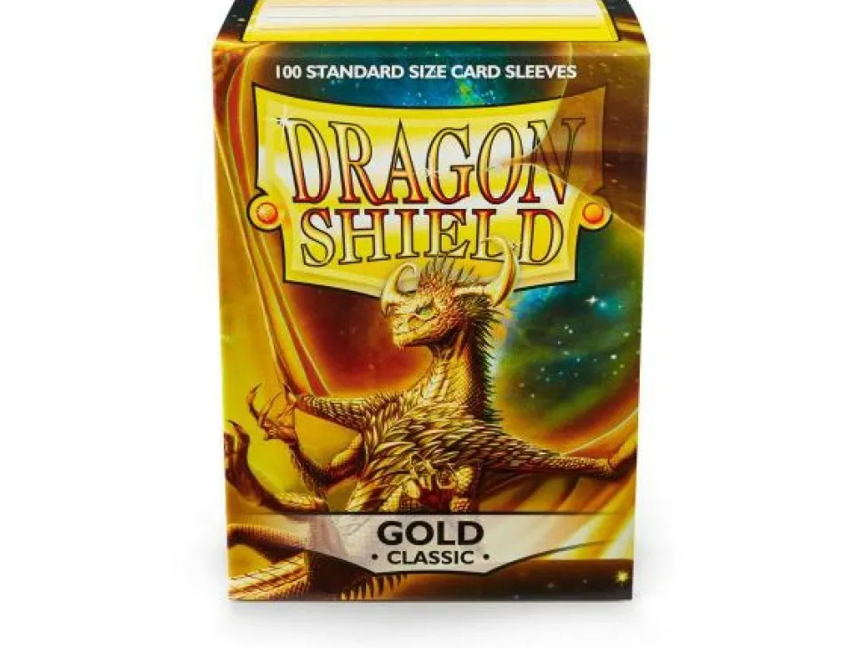 Dragon Shield Sleeves (Standard Size)> - Standard: Gold (100)