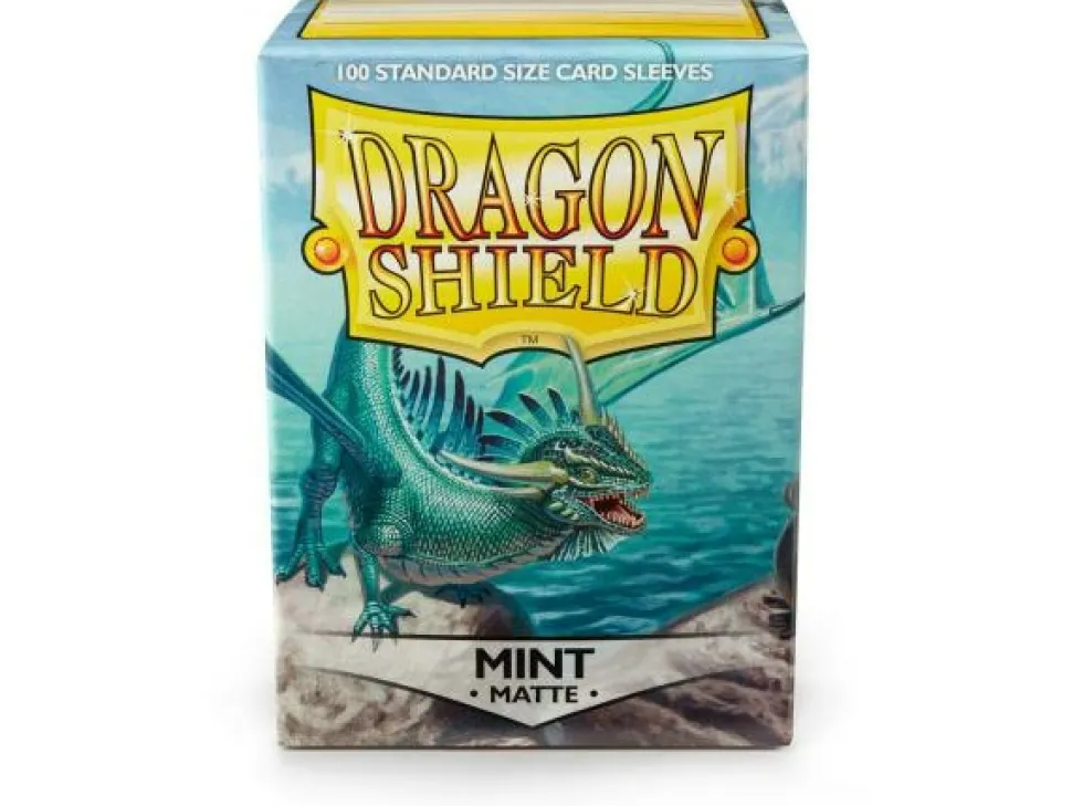 Arcane Tinmen Sleeves (Standard Size)>Dragon Shield - Standard: Mint Matte (100)