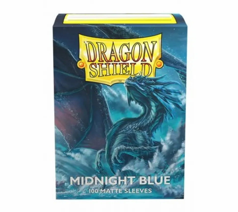 Arcane Tinmen Sleeves (Standard Size)>Dragon Shield - Standard Midnight Blue (100)