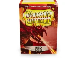 Dragon Shield Sleeves (Standard Size)> - Standard: Red (100)