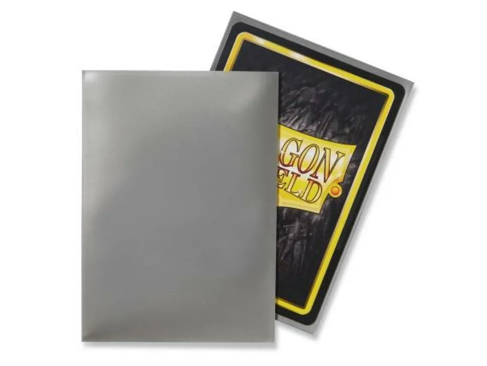 Dragon Shield Sleeves (Standard Size)> - Standard: Silver (100)