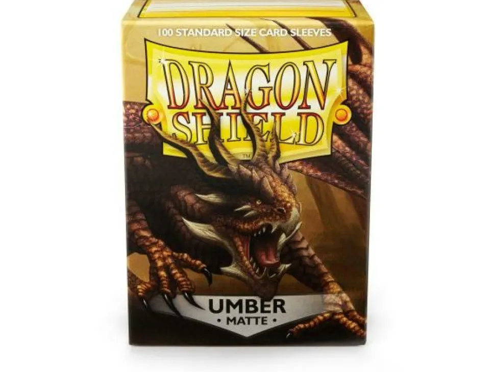 Arcane Tinmen Sleeves (Standard Size)>Dragon Shield - Standard: Umber Matte (100)