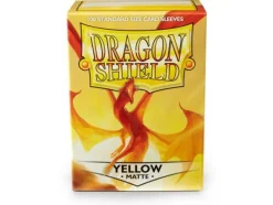 Arcane Tinmen Sleeves (Standard Size)>Dragon Shield - Standard: Yellow Matte (100)