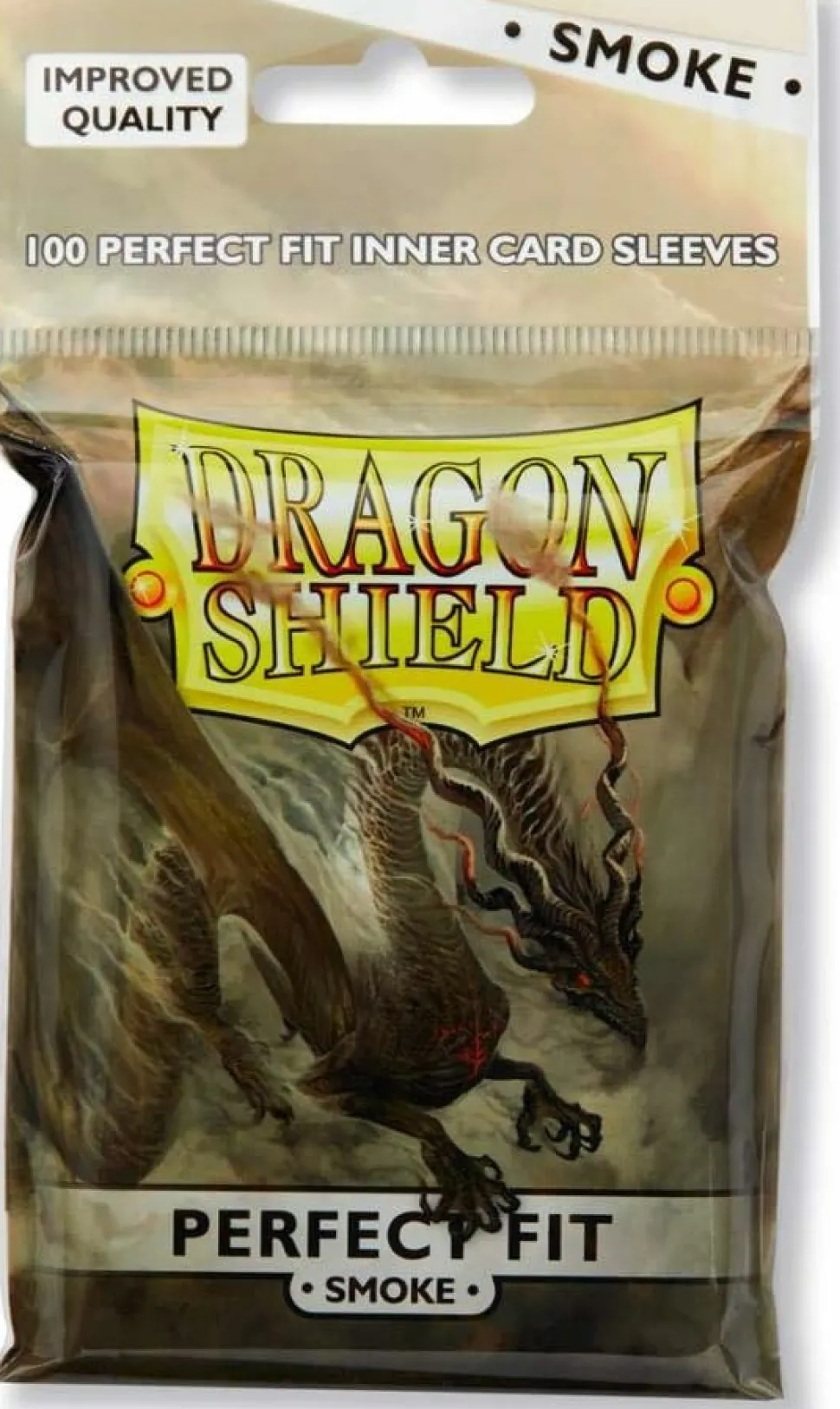 Dragon Shield Sleeves (Standard Size)> Fit - Clear/Smoke (100Ct)