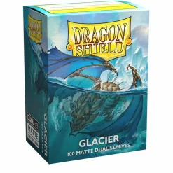 Arcane Tinmen Sleeves (Standard Size)>Dragon Shield Sleeves - Glacier Dual Matte (100 Stuks)