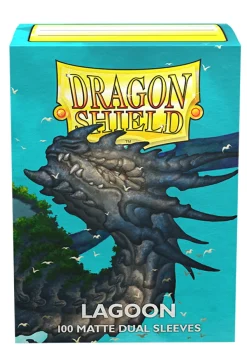 Arcane Tinmen Sleeves (Standard Size)>Dragon Shield Sleeves - Lagoon Matte Dual (100 Stuks)