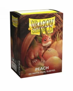 Arcane Tinmen Sleeves (Standard Size)>Dragon Shield Sleeves - Peach Matte Dual (100 Stuks)