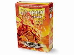 Arcane Tinmen Sleeves (Standard Size)>Dragon Shield Sleeves Standard (60) - Tangerine