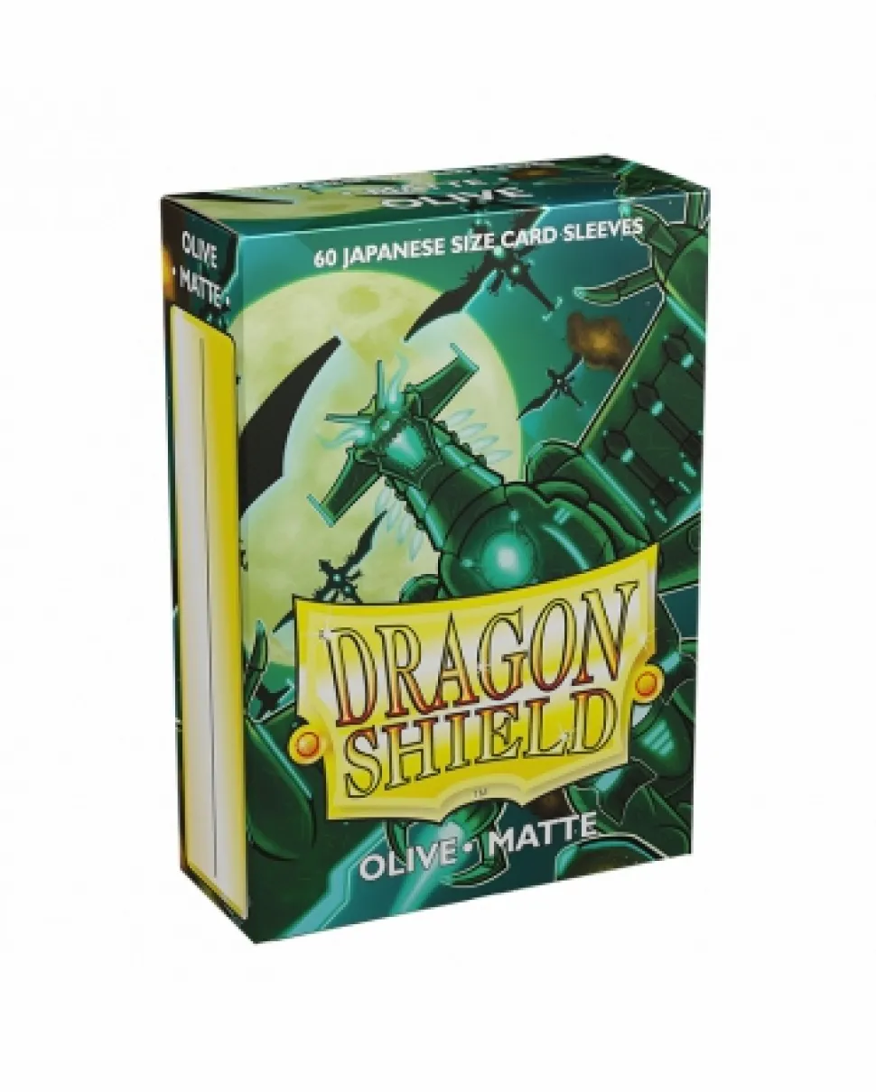 Arcane Tinmen Sleeves (Small Cards)>Dragon Shield: Small - Olive Matte (60)