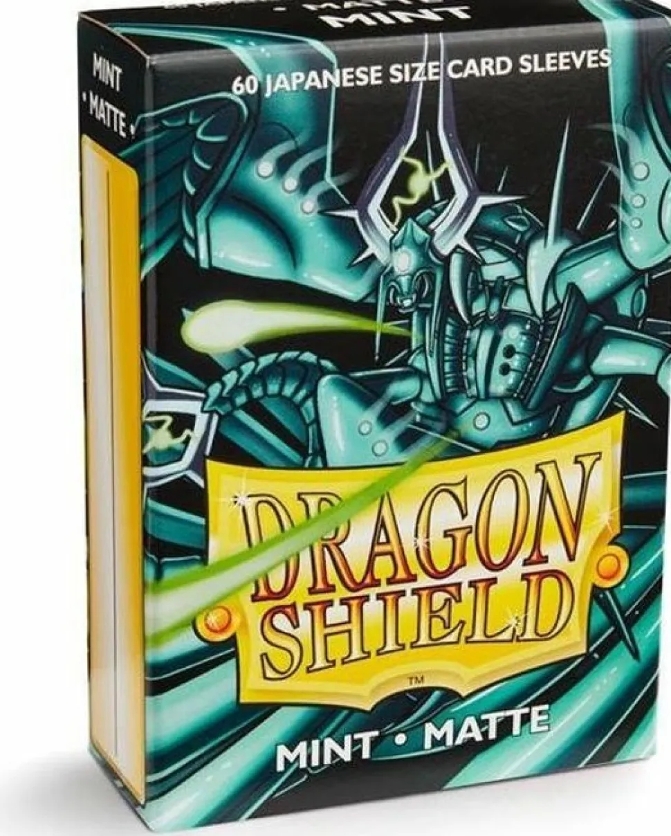 Arcane Tinmen Sleeves (Small Cards)>Dragon Shield Small Sleeves - Japanese Matte Mint (60 Sleeves)