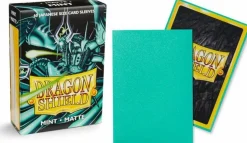 Arcane Tinmen Sleeves (Small Cards)>Dragon Shield Small Sleeves - Japanese Matte Mint (60 Sleeves)