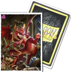 Arcane Tinmen Sleeves (Standard Size)>Dragon Shield Standard Matte Art Sleeves - Valentine 2020 Dragon (100 Sleeves)