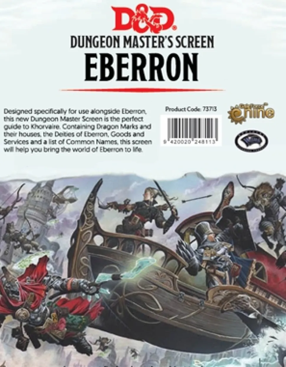 Gale Force 9 Sourcebooks>Dungeons & Dragons Dm Screen Eberron