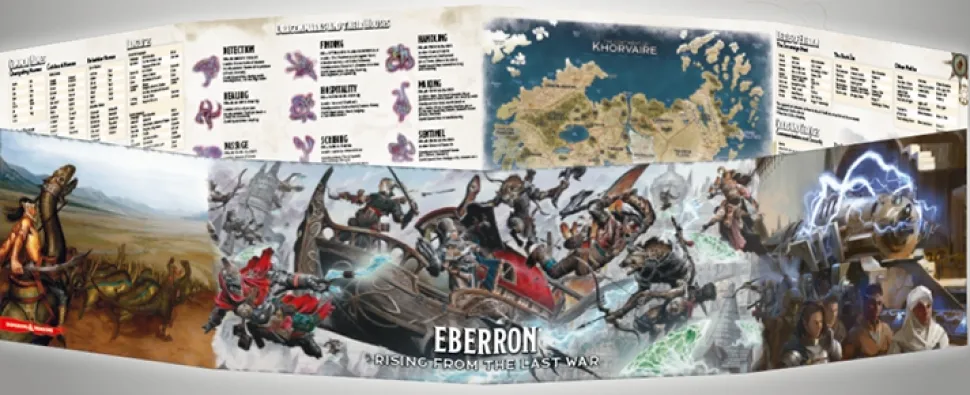 Gale Force 9 Sourcebooks>Dungeons & Dragons Dm Screen Eberron